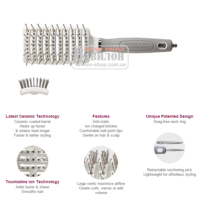 Щетка Olivia Garden TV Pro Shaper CITVPSH