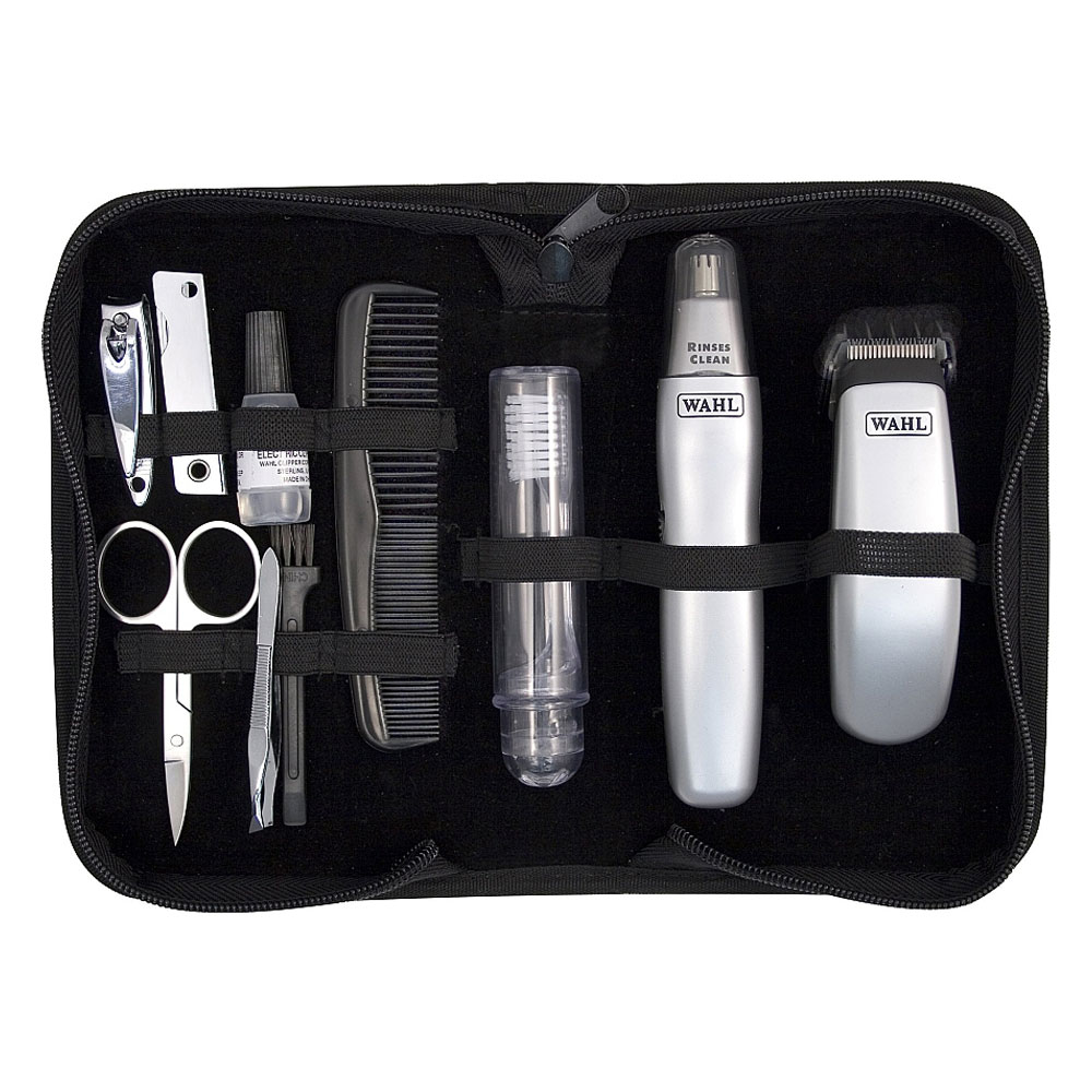 Дорожный набор в чехле Wahl Travel Set Trimmer Silver 09962-2716