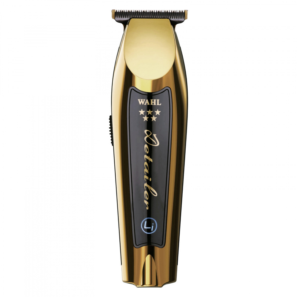 Машинка для стрижки Wahl Detailer Wide Cordless Li Gold Edition окантовочная 08171-716