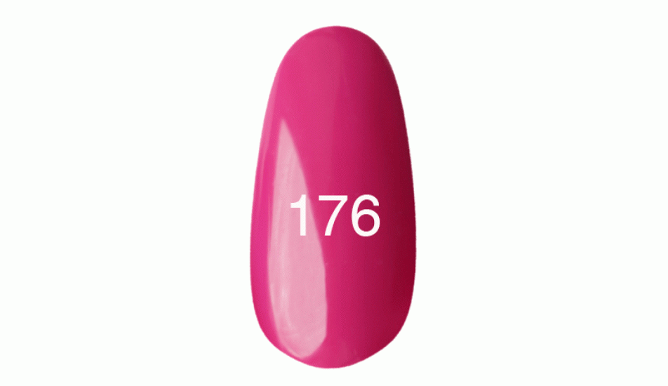 Гель-лак Kodi №176 (тёмно-розовый, эмаль) 8мл