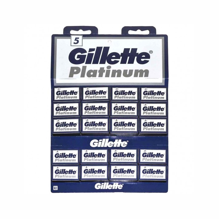Лезвия двусторонние Gillette Platinum 5 шт