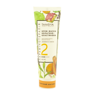Крем-маска Tanoya колаген-эластиновая "тропический коктейль" 60мл
