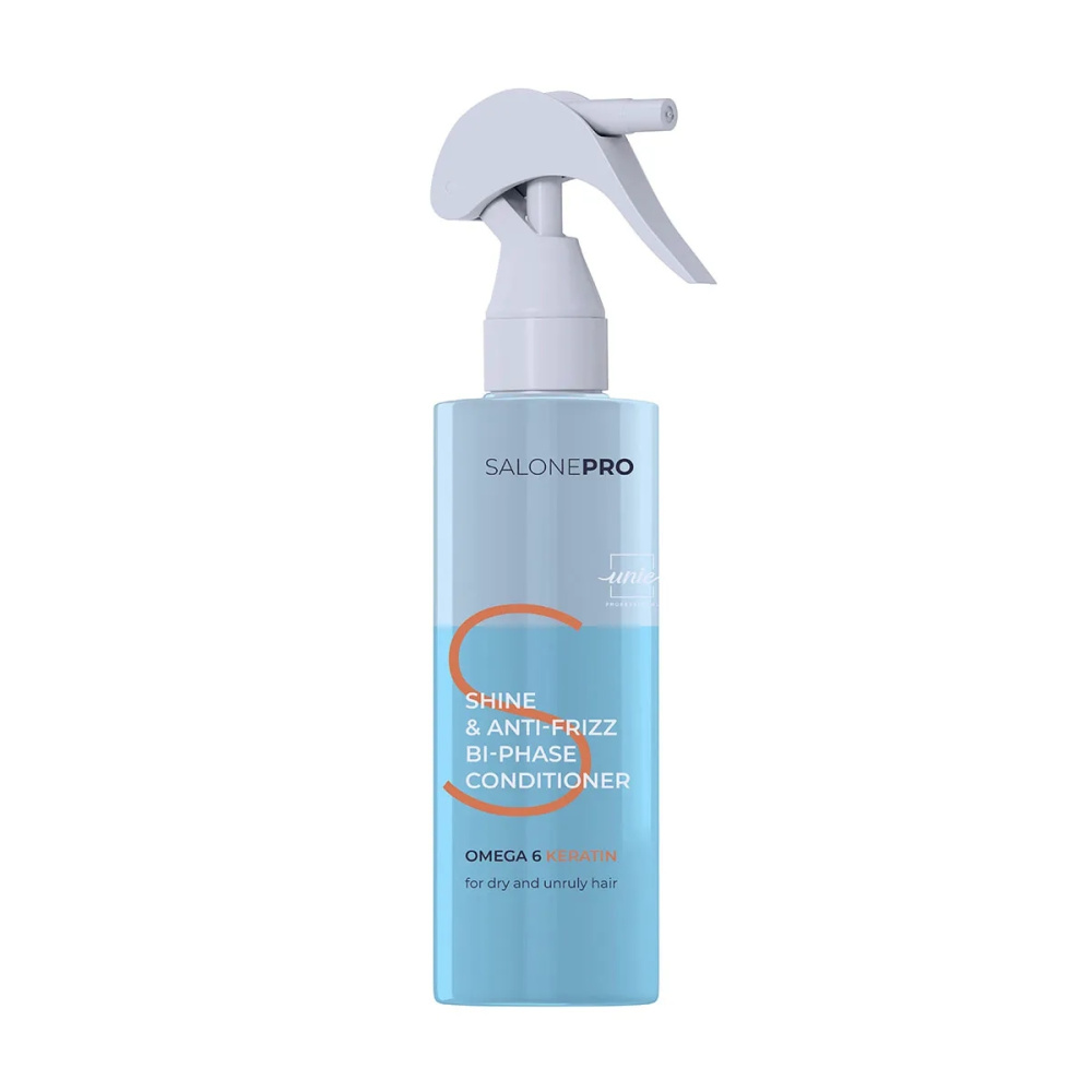 Двухфазный спрей-кондиционер Unic Salone Pro Shine & Anti-Frizz Bi-Phase Conditioner 200мл