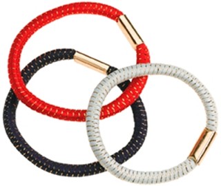 Гумки для волосся Sibel 3 шт 9330333 кольорові