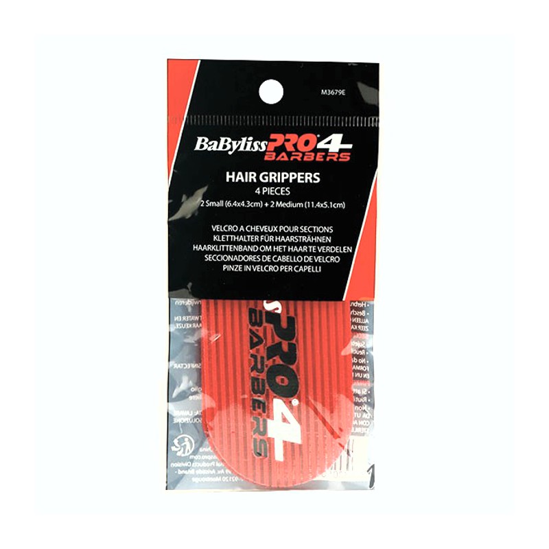 Липучка фиксатор для волос Babyliss Hair Grippers Pro 4Barbers M3679E
