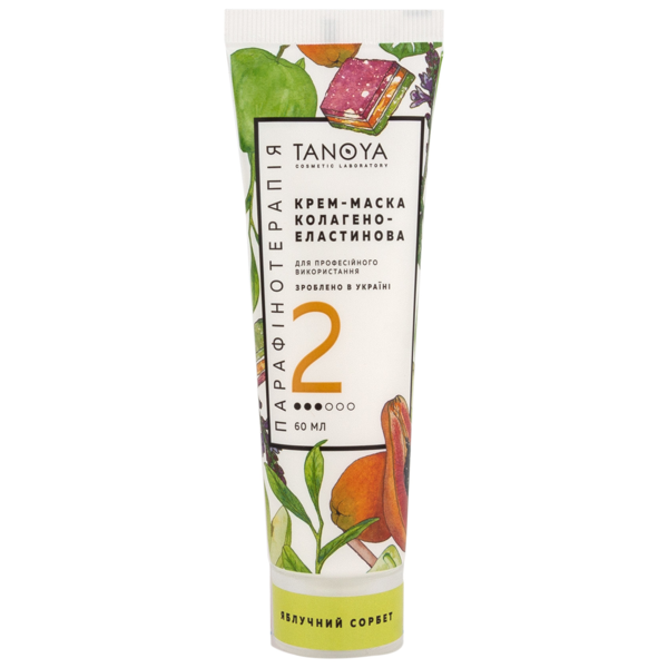 Крем-маска Tanoya колаген-эластиновая "Яблочный сорбет" 60мл
