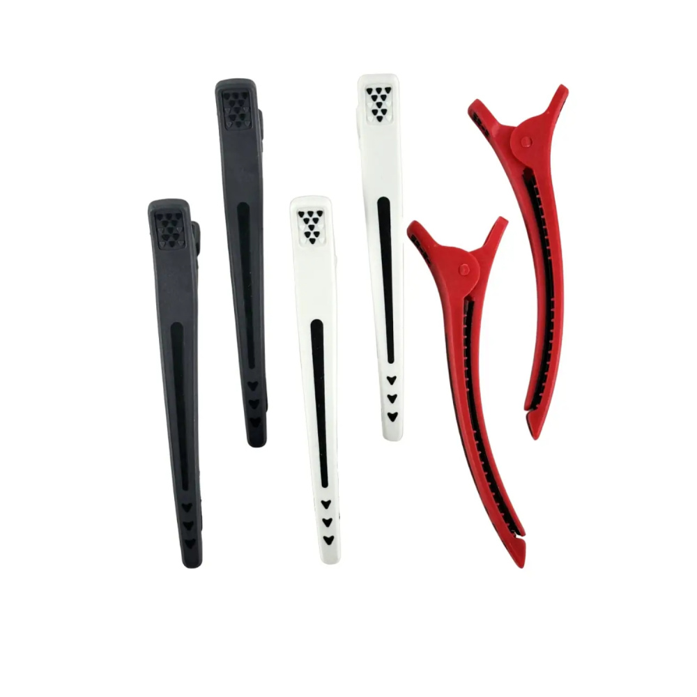 Зажим для волос Eagle Fortress прорезиненный JB0032