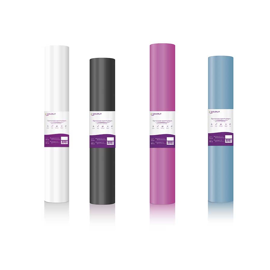 Простынь COLOReIT 100м*0,8м б/перфорации спанбонд