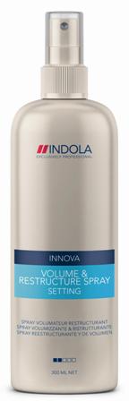 Спрей Indola Volume&Restructure Spray Setting для объёма и структуры волос 300мл