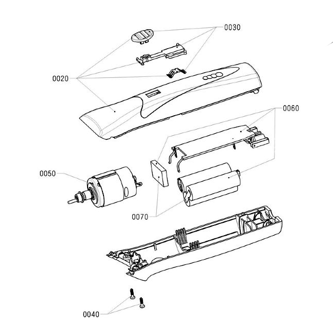 Мотор Moser Chrom Style 1871-7030 / 70 з екцентріком