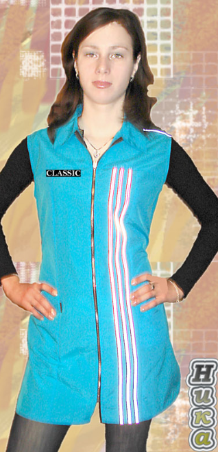 Халат "Ника" красный 