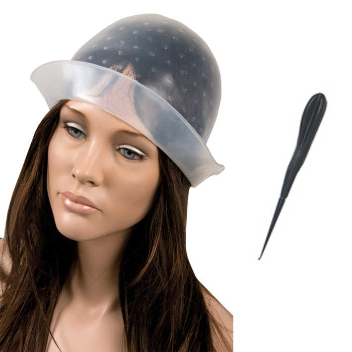 Шапочка для мелирования Eurostil Translucent с крючком 02196