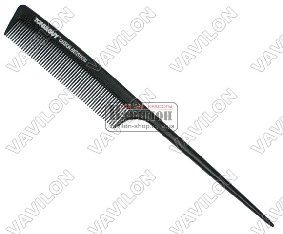 Расческа Toni&Guy carbon antistatic T&G687