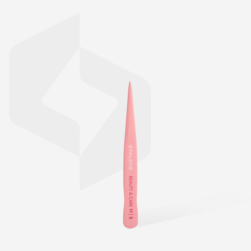 Пинцет Сталекс Beauty&Care точечный TBC-11/5