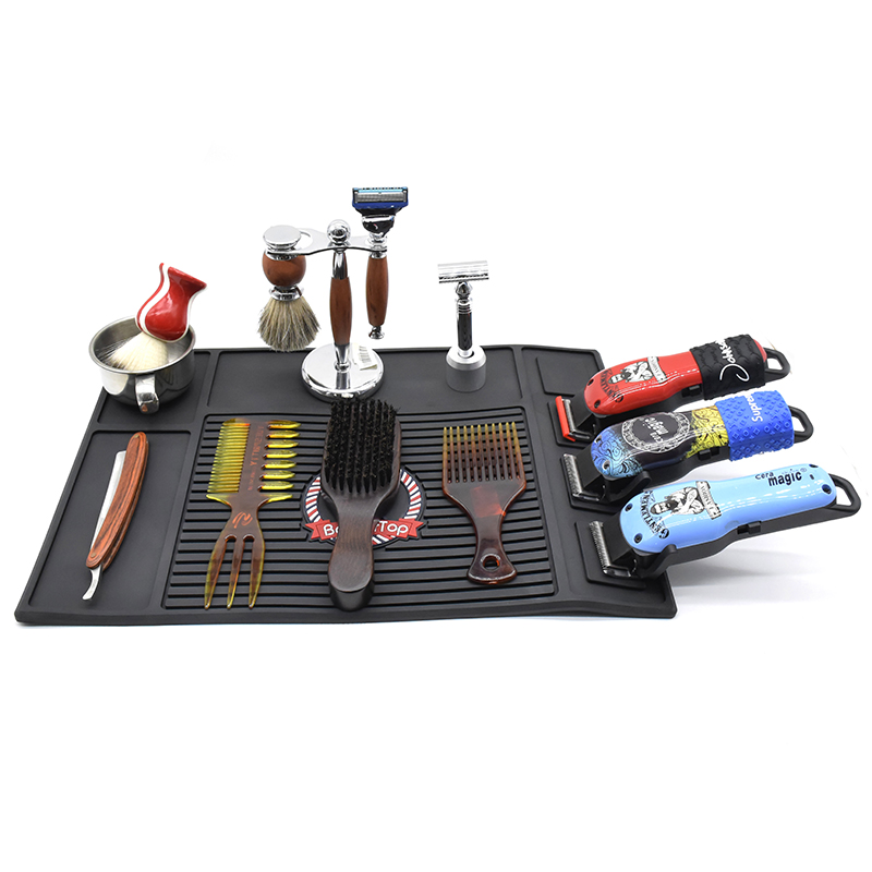 Силиконовый мат-коврик Barber Top с магнитами 45*35см 21150