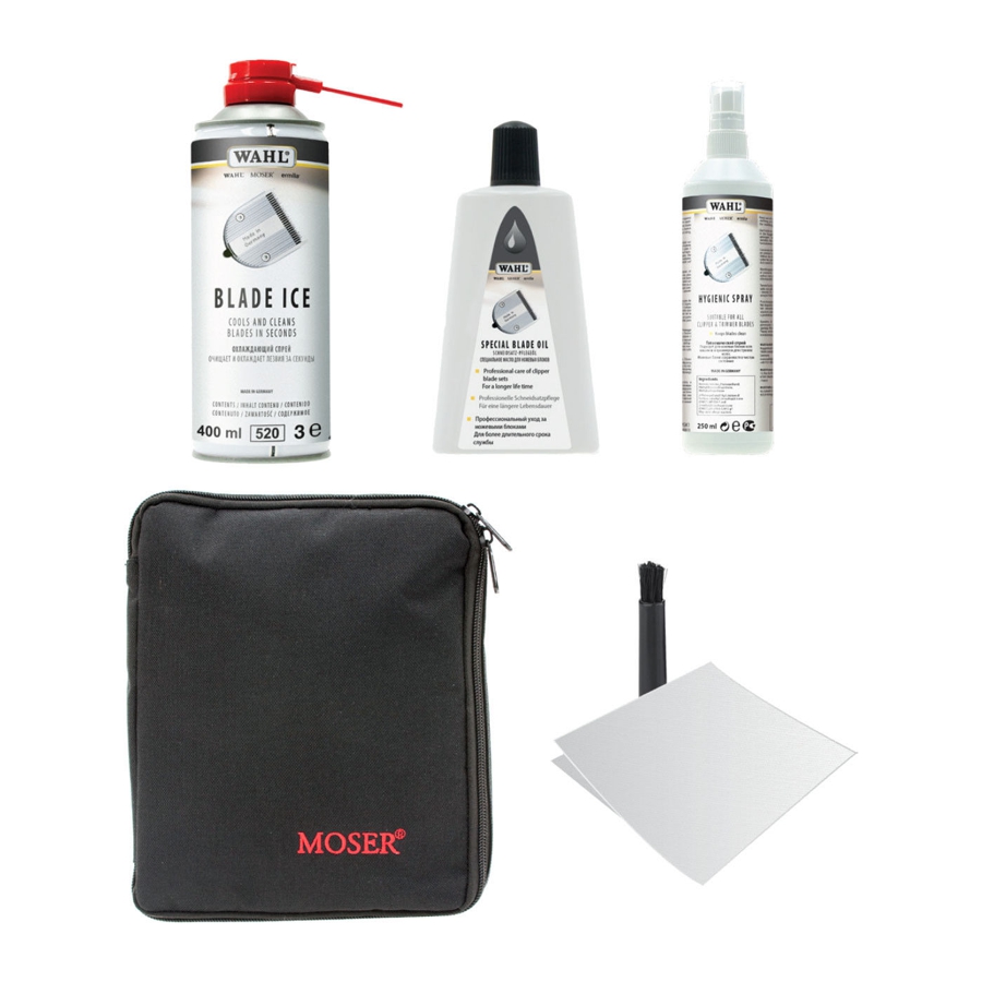 Комплект догляду за ножами Moser Blade Care Set 1000-7400