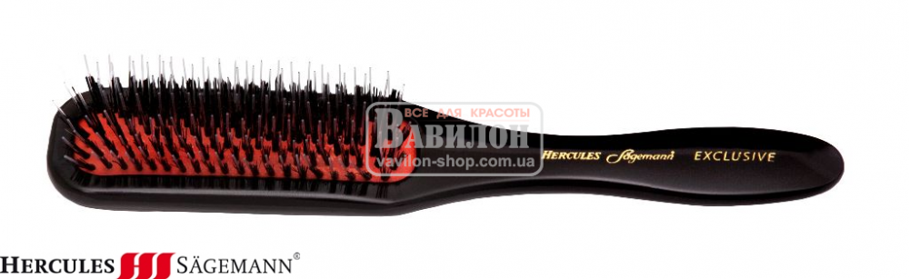 Щетка Hercules Excllusive Thin Long щетина+нейлон 7 рядов эбонитовая 2321