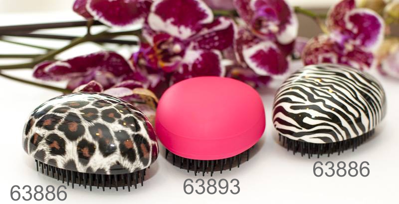 Щетка Top Choice Detangler цветная матовая 63893