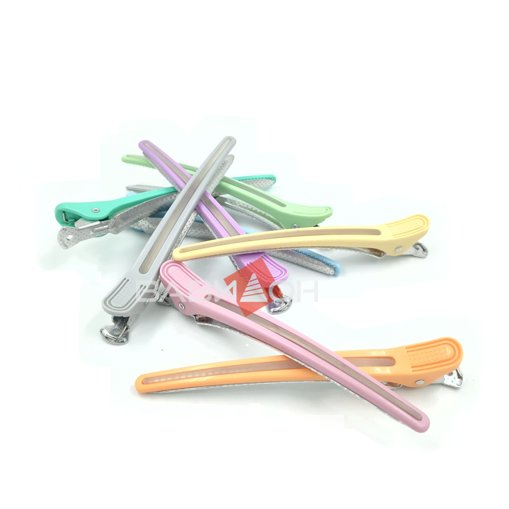 Зажим комбинированный с силиконовой вставкой в блистере 12,2см