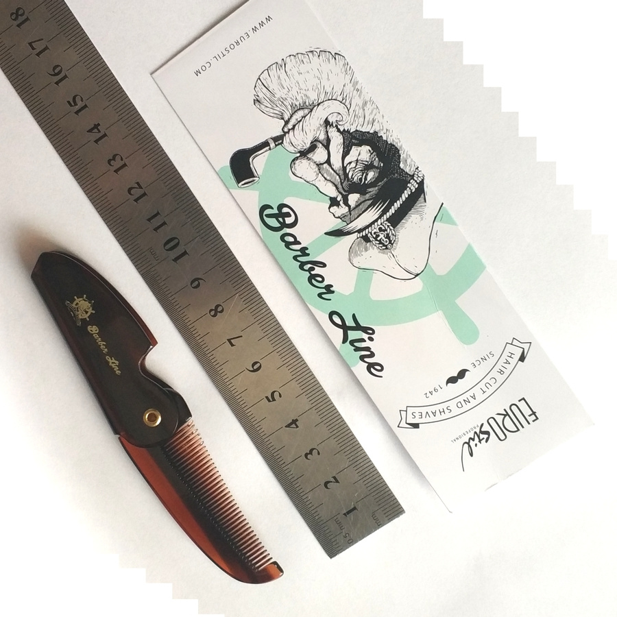 Гребінець Eurostil для вусів / бороди 04545