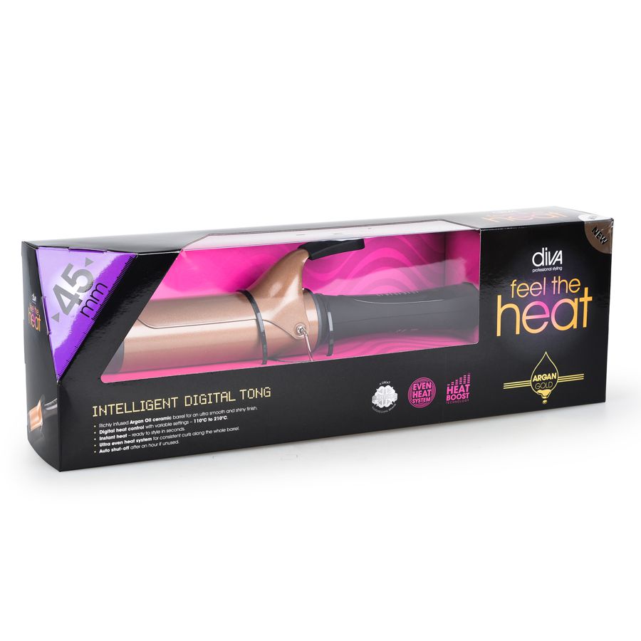 Плойка Diva Intelligent Digital Tong Ø45мм D467
