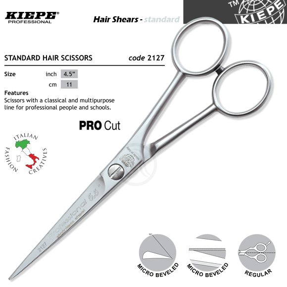 Ножиці Kiepe Professional 2127 / 4,5 "з рискою