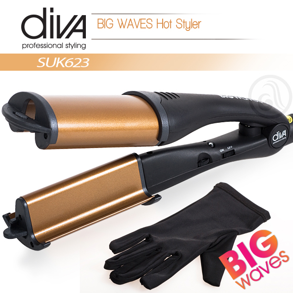 Плойка трёхстволка Diva Big Waves d623