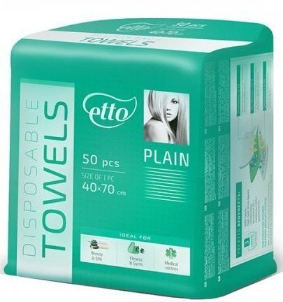 Полотенце ETTO 40*70 гладкие 50шт