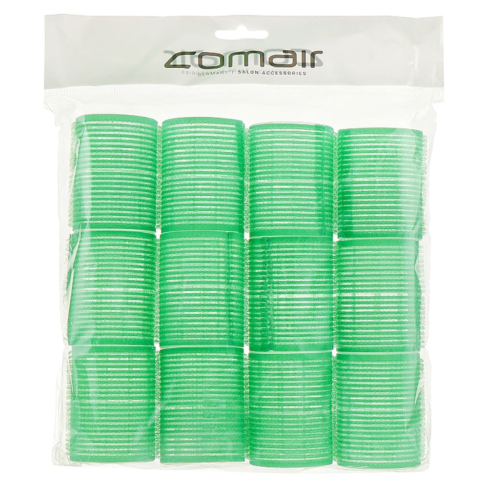 Бигуди на липучке KMS Comair D48мм 12шт зелёные 3011892