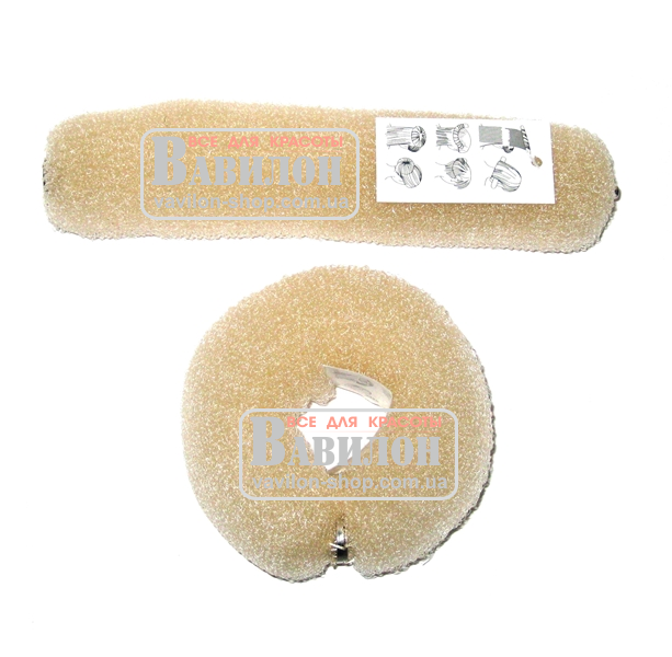 Валик под прическу "цилиндр" HER на кнопках