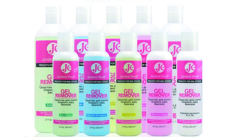 Средство снятия гелевого лака, биогеля Jerden 150мл