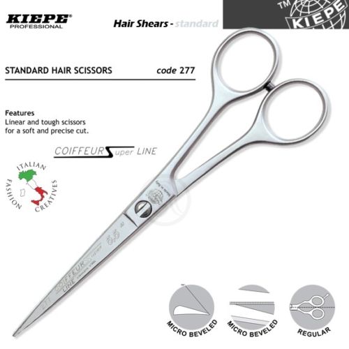 Ножницы Kiepe Super Satin Coiffeur 277/5" с насечкой