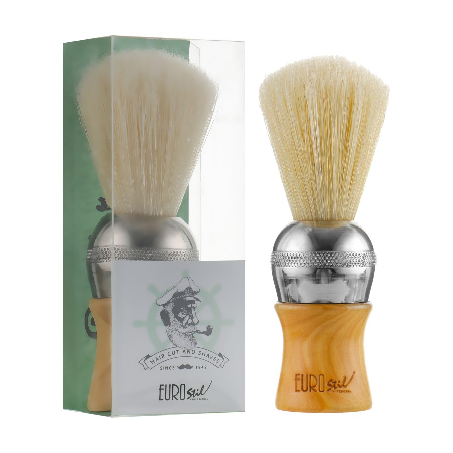Помазок Eurostil Barber Line щетина кабана 00645