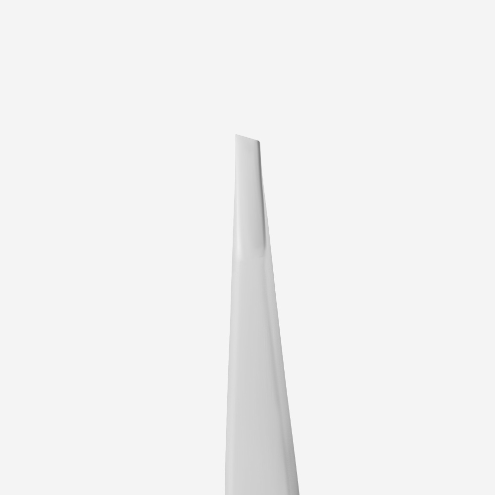 Пинцет Сталекс для бровей Expert TE-10/4 (узкие скошенные кромки)