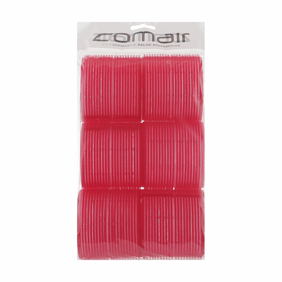 Бигуди на липучке KMS Comair D70мм 6шт красные 3011898