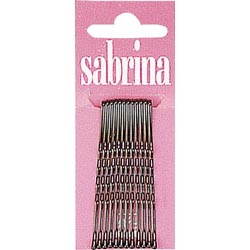 Невидимки Eurostil Sabrina 12шт чорні 59мм 01855/50