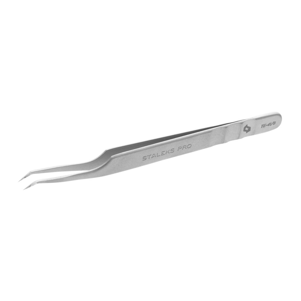 Пинцет Сталекс для ресниц Expert TE-41/8 L-Mini 32'