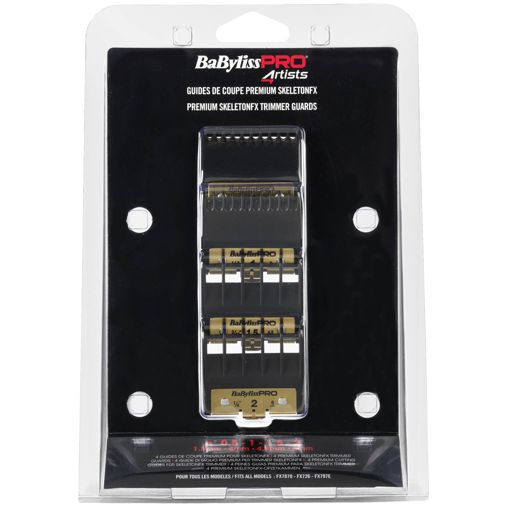 Комплект насадок BaByliss PRO Premium Skeleton FX Trimmer Guards 4шт FXPTGE