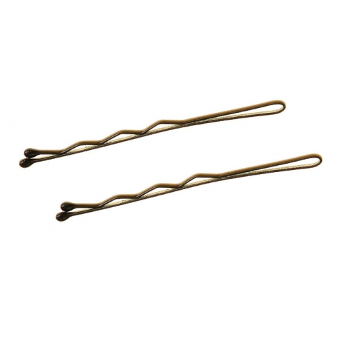 Невидимки Tico хвилясті 70мм коричневі 200грам 300569