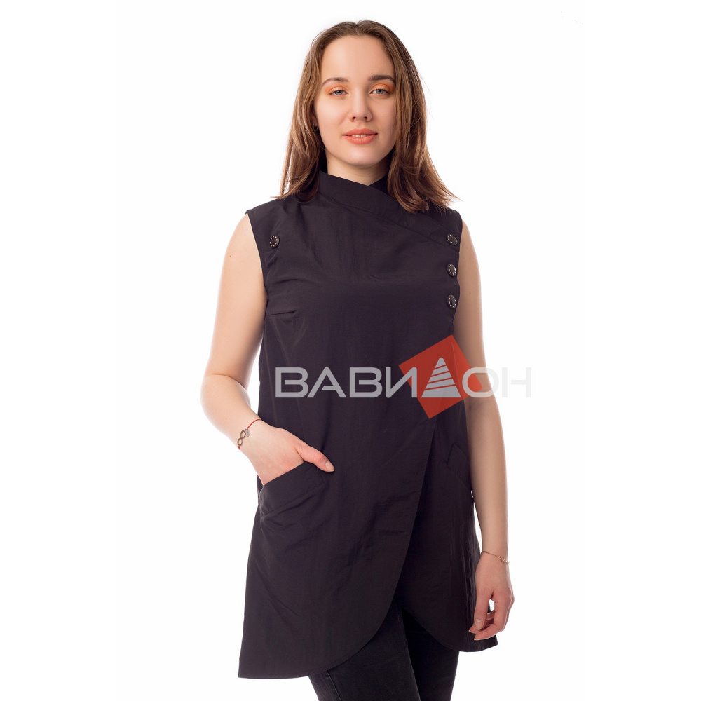 Халат Tunic Туника чёрный