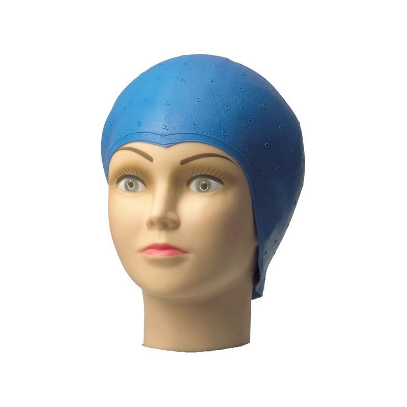 Шапочка для мелирования KMS латексная синяя 3040025