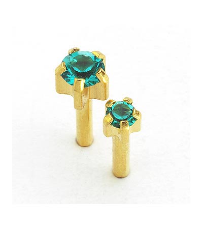 R112Y Декабрь-Голубой циркон (изумруд.)