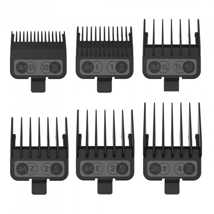 Комплект насадок JRL Premium Clipper Guards 6шт JRL-GS6