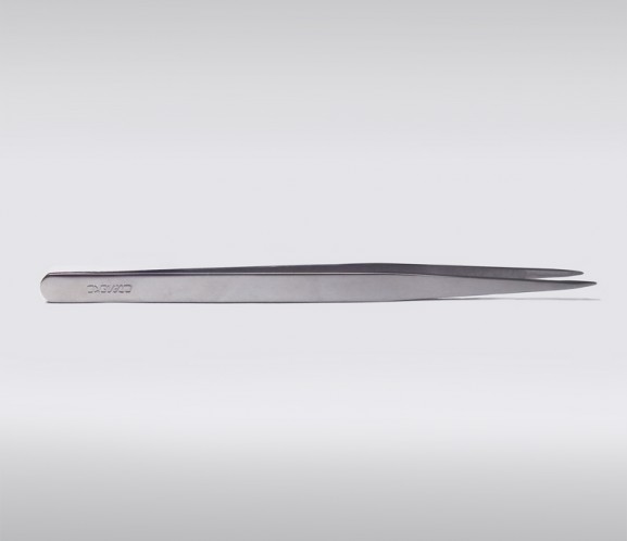 Пинцет Сталекс П-19 длинный заостренный, для наращивания ресниц 139мм