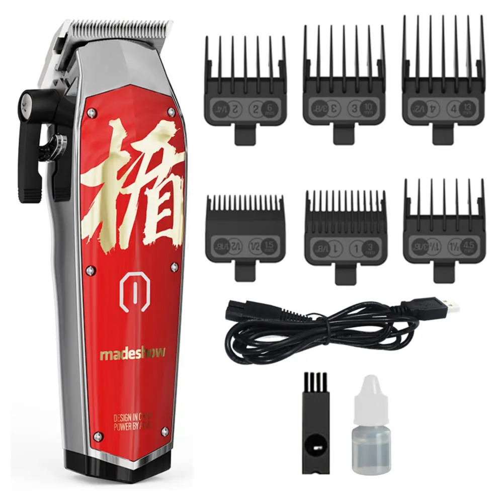 Машинка для стрижки Madeshow M10 красная 