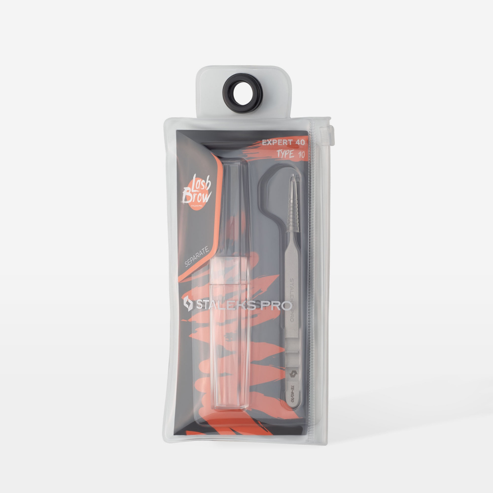 Пинцет Сталекс для ресниц (точечный) TE-40/10