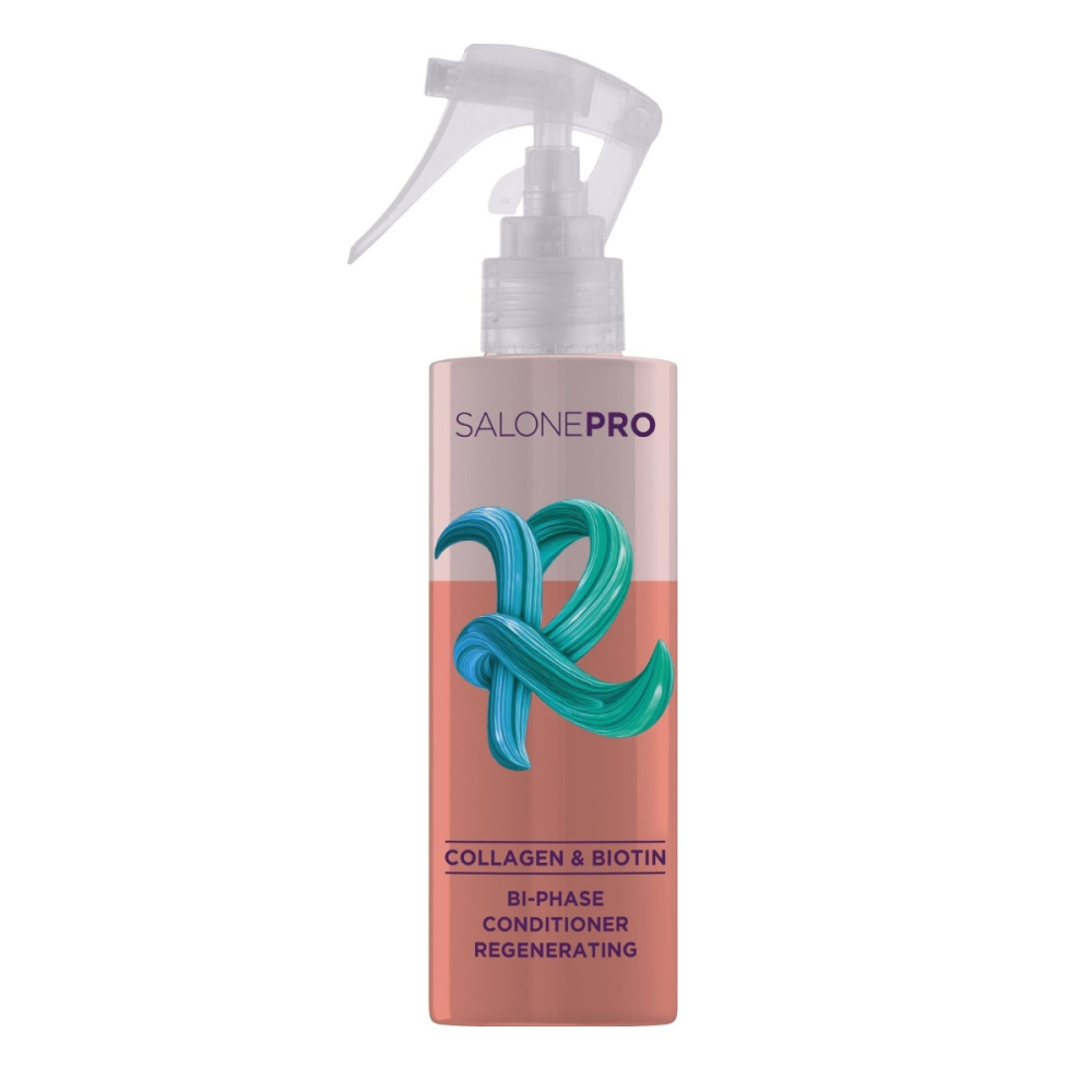 Двухфазный спрей-кондиционер Unic Salone Pro Collagen & Biotin Bi-Phase Regenerating 200мл