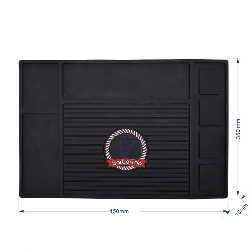Силиконовый мат-коврик Barber Top с магнитами 45*35см 21150