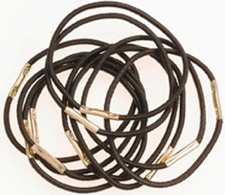 Резинки для волос Sibel 10 шт Ø45мм 9311123 черные