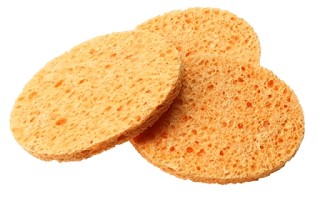 Спонж демакияжный Sibel 3шт большой